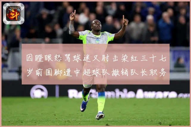 因瞪眼怒骂球迷又肘击染红三十七岁前国脚遭中超球队撤销队长职务数据研判：最新赛事动态与深度分析